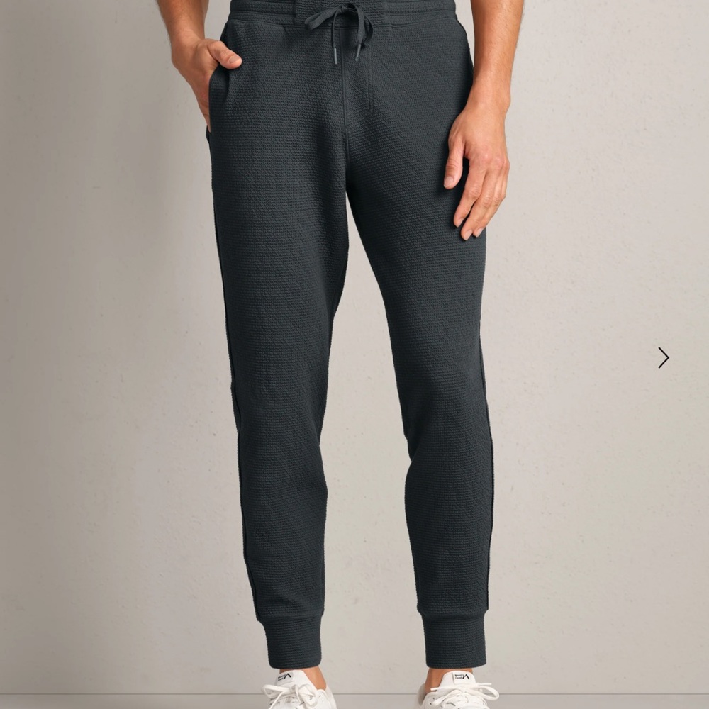 RHONE Men's Tribeca Joggers in Pine  Gray Size Large NWT